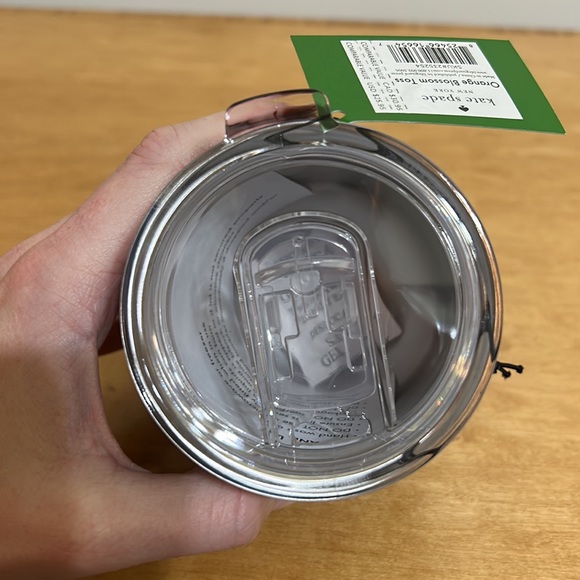 NWT Kate Spade Orange Blossom Insulated Stemless Wine Glass - 10 oz. - Picture 6 of 6